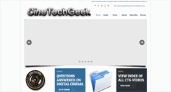 Desktop Screenshot of cinetechgeek.com